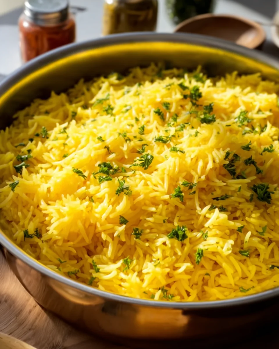 Garlic Turmeric Rice