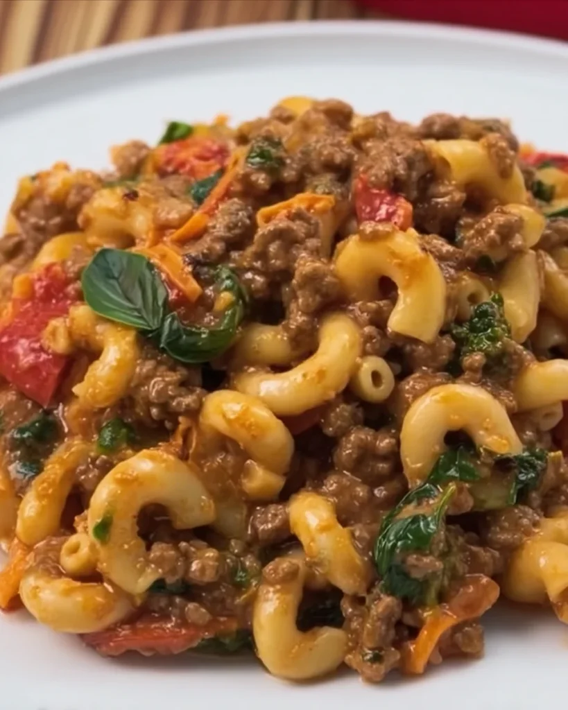 Healthy Mac and Beef