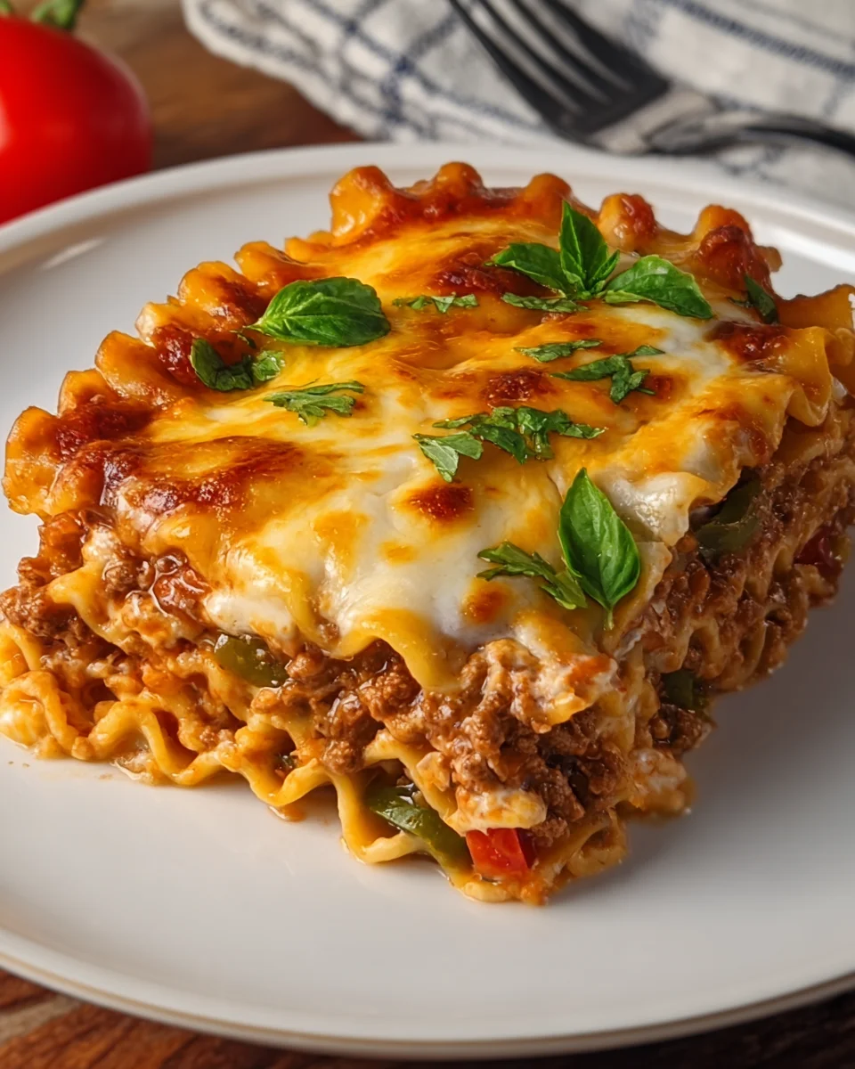 Homemade Beef Lasagna