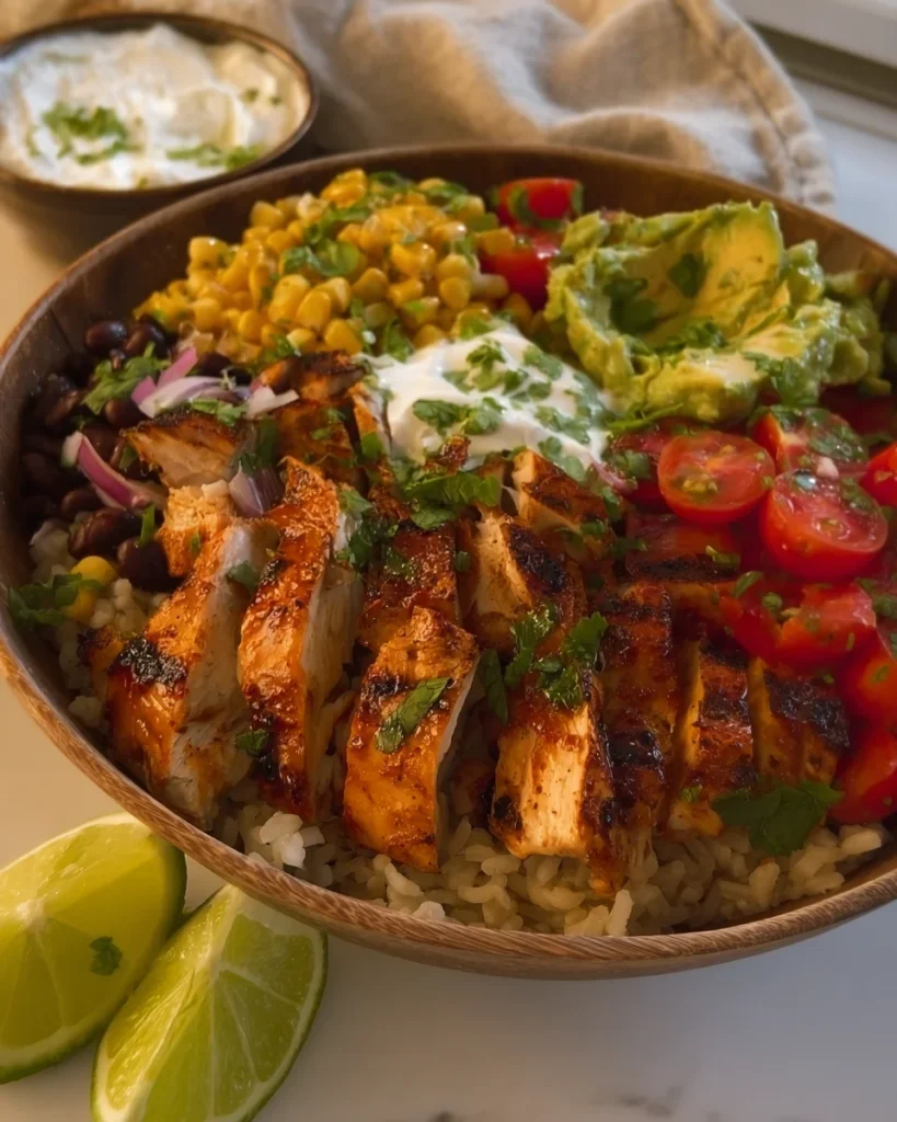 Honey & Lime Chicken Burrito Bowl