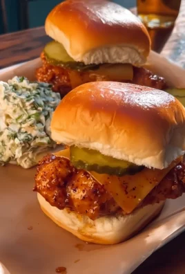 Hot Honey Chicken Sliders