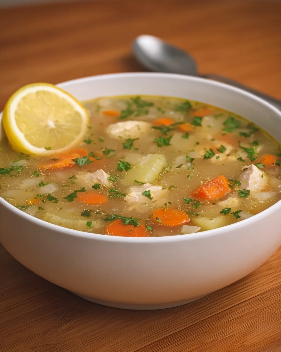 Lemon Chicken Soup