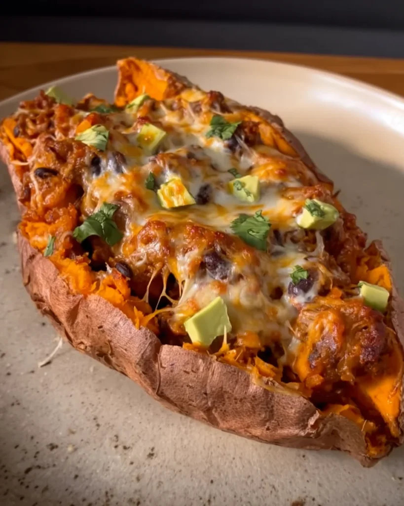 Loaded Sweet Potato Boats