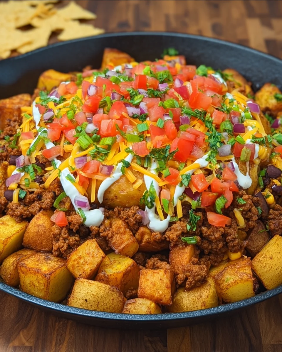 Loaded Taco Potato Bowls