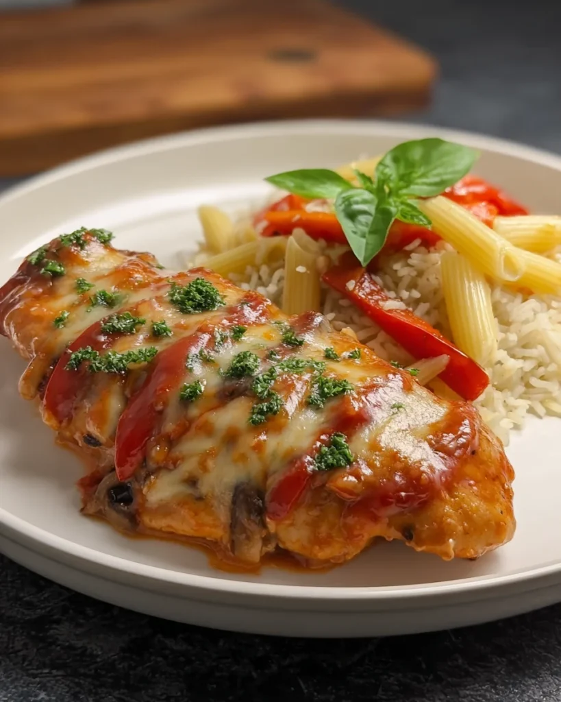 Mushroom Pepper Chicken