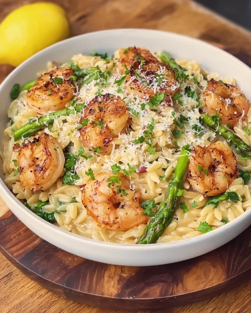 One-Pan Shrimp And Lemon Orzo