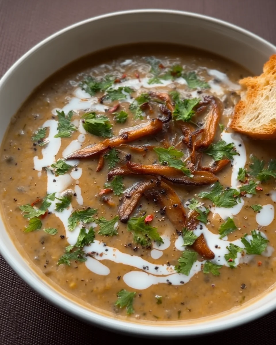 Rich Creamy Mushroom Soup