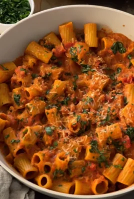 Rigatoni Creamy Red Sauce Pasta