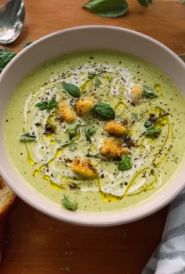 Roasted Courgette Soup