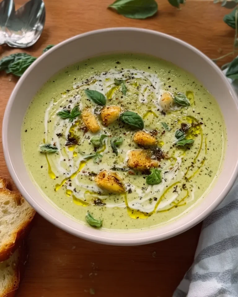 Roasted Courgette Soup