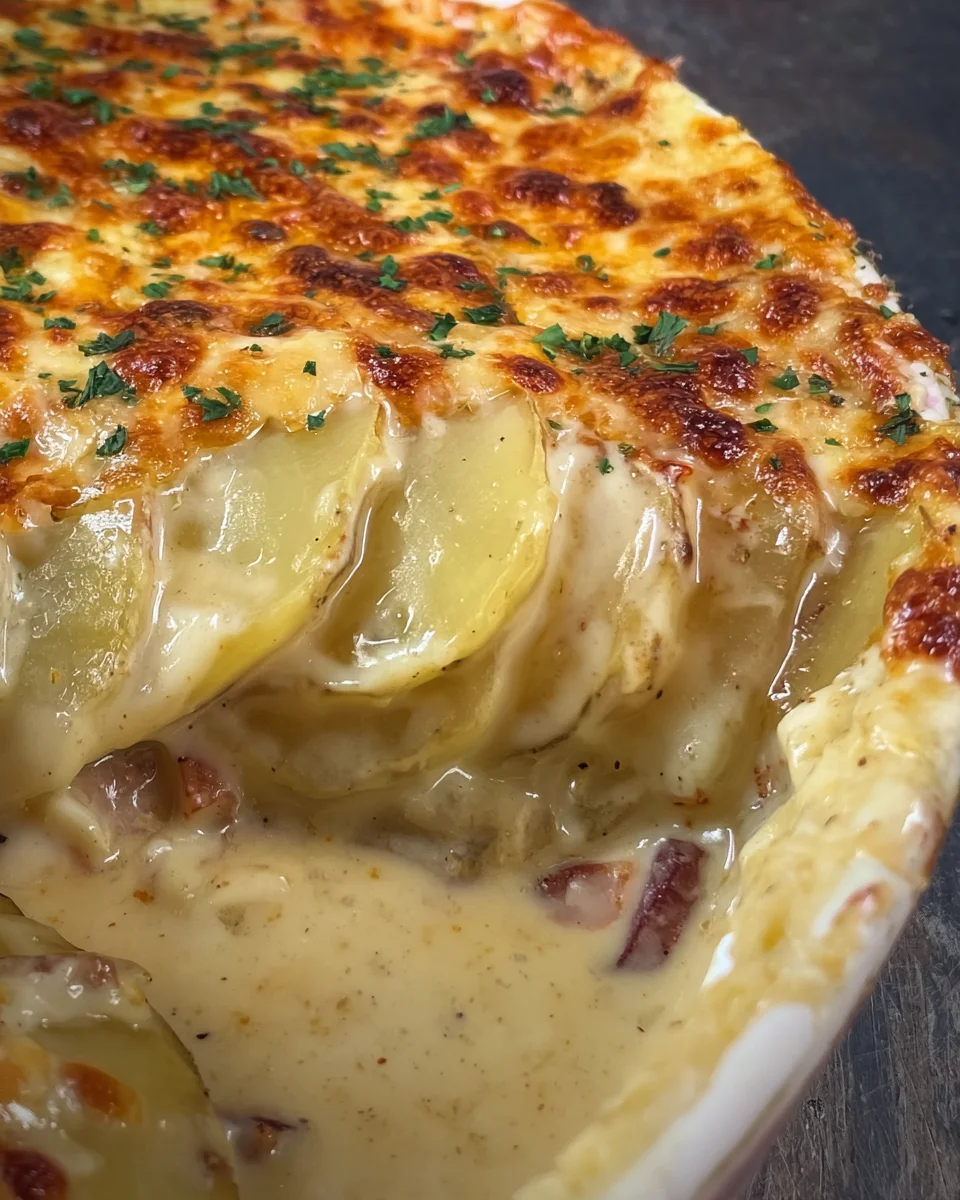 Scalloped Potatoes With layers