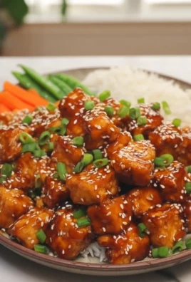 Spicy Honey Garlic Tofu