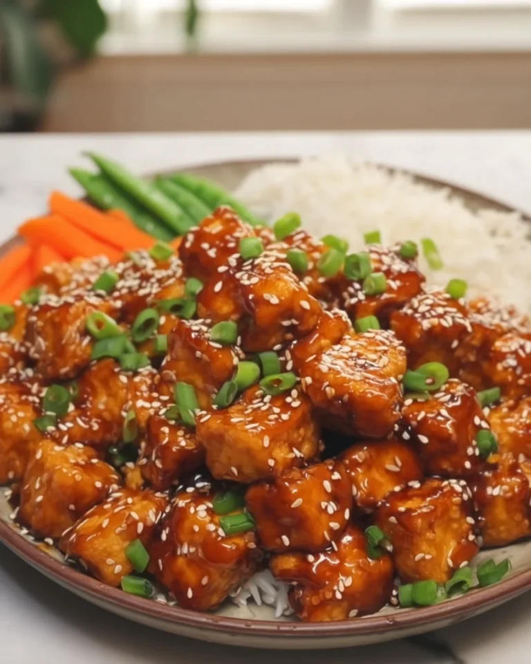 Spicy Honey Garlic Tofu