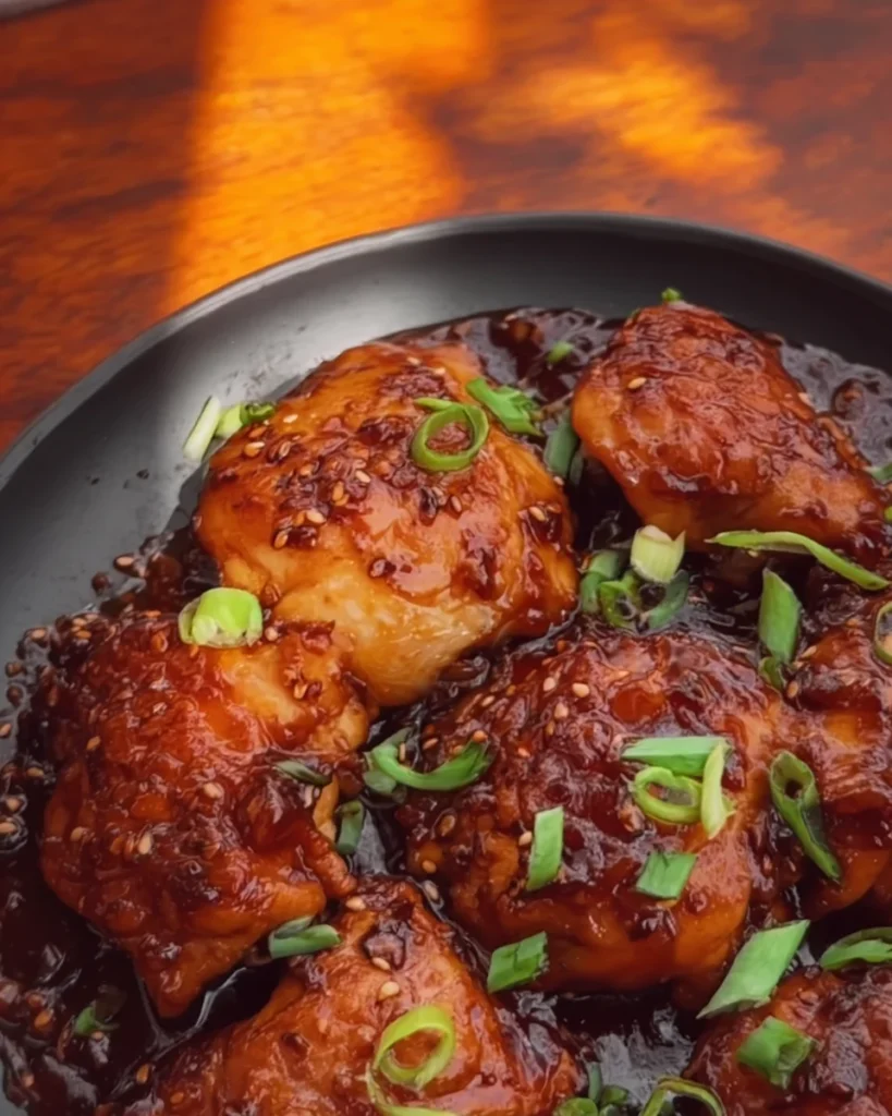 Sticky Honey Garlic Chicken