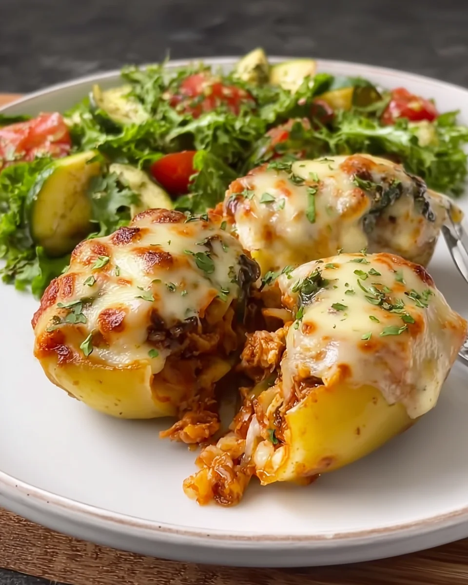 Stuffed Potato with Chicken