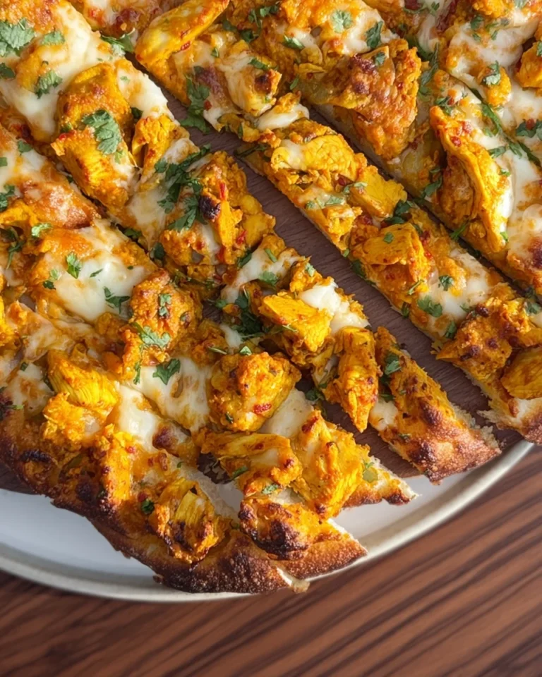 Tandoori Chicken Garlic Bread