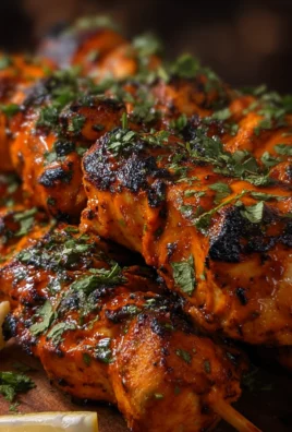 Tandoori Chicken Tikka Skewers