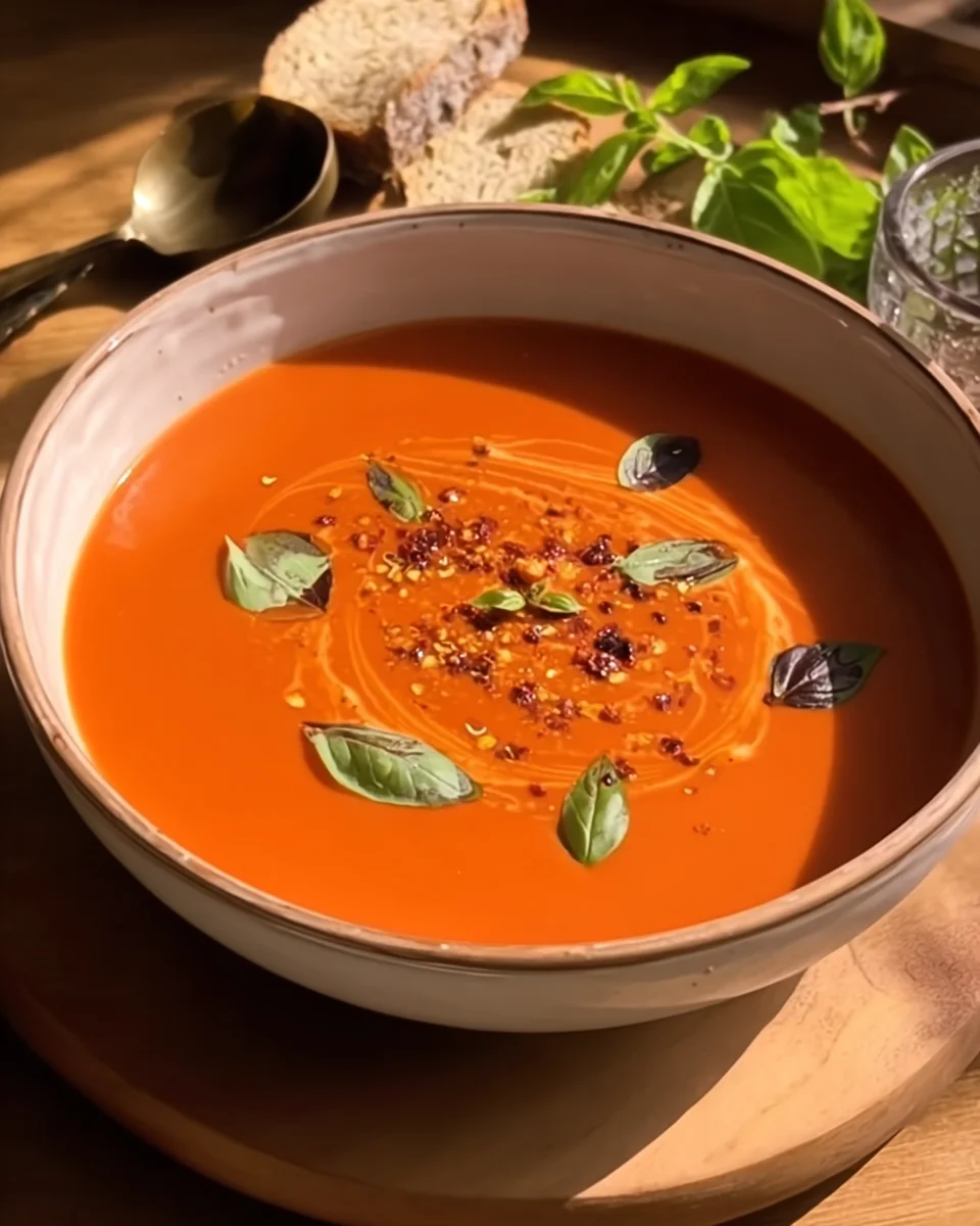 Tomato Soup with Canned Tomatoes