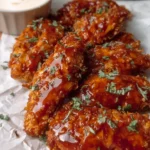AIR FRYER CRISPY HONEY SRIRACHA BBQ CHICKEN TENDERS