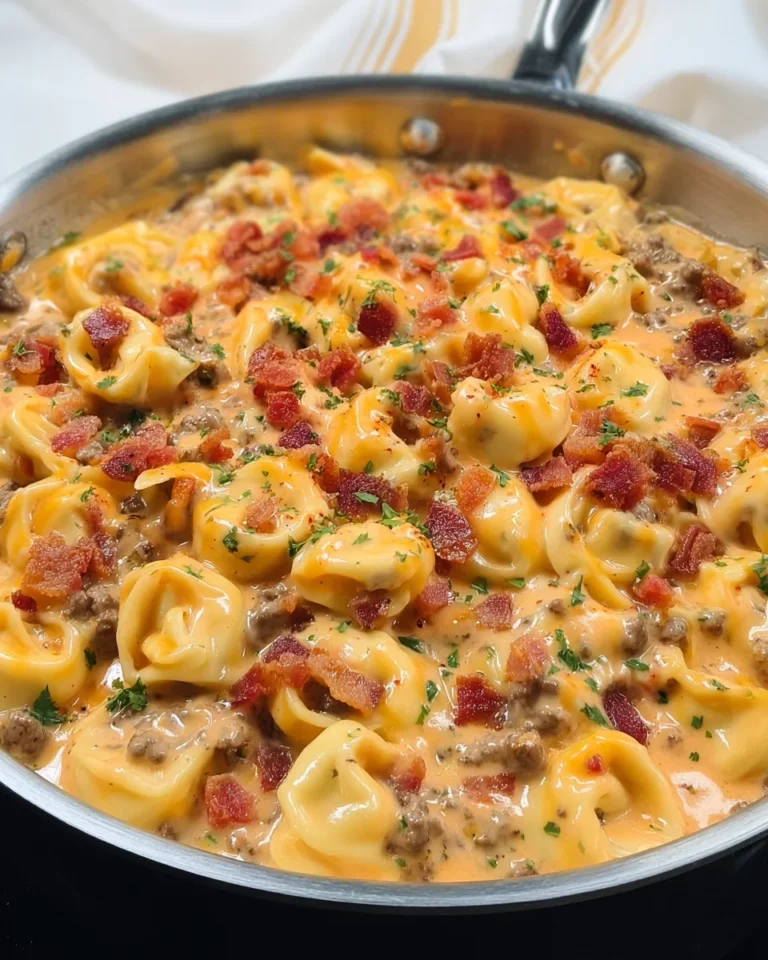 Bacon Cheeseburger Tortellini