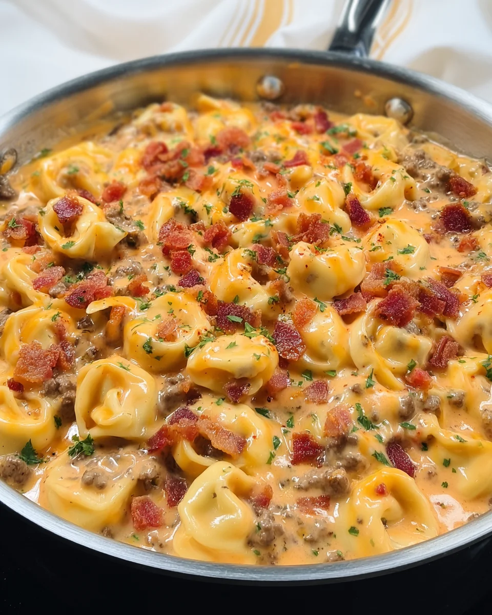 Bacon Cheeseburger Tortellini