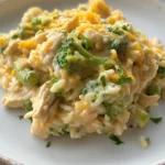 Cheesy Chicken and Rice with Broccoli