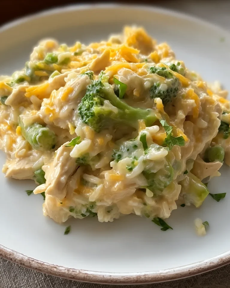 Cheesy Chicken and Rice with Broccoli