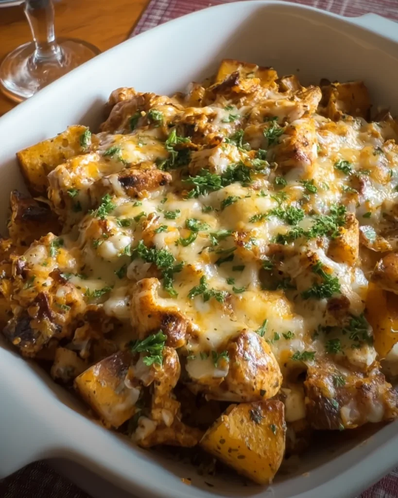Creamy Cheesy Chicken & Potatoes