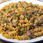 Creamy Philly Cheesesteak Pasta