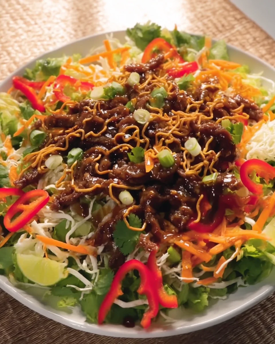 Crispy Chilli Beef Salad