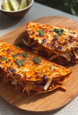 Garlic Honey BBQ Pulled Chicken Tacos