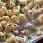 Gnocchi Topped Chicken Pot Pie