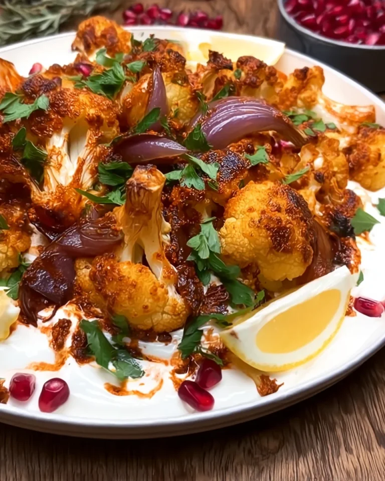 HARISSA ROASTED CAULIFLOWER