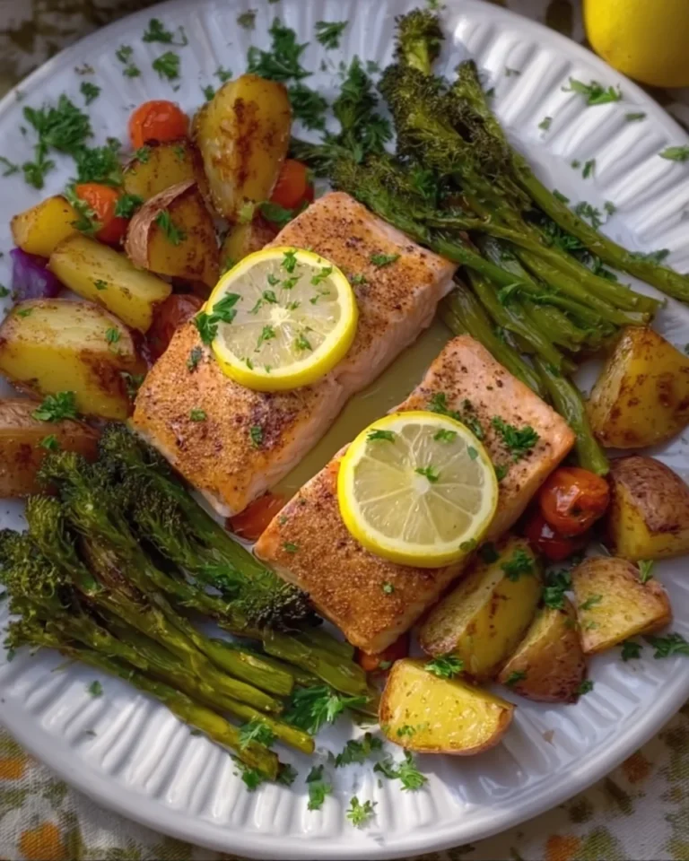 Healthy Sheet Pan Salmon