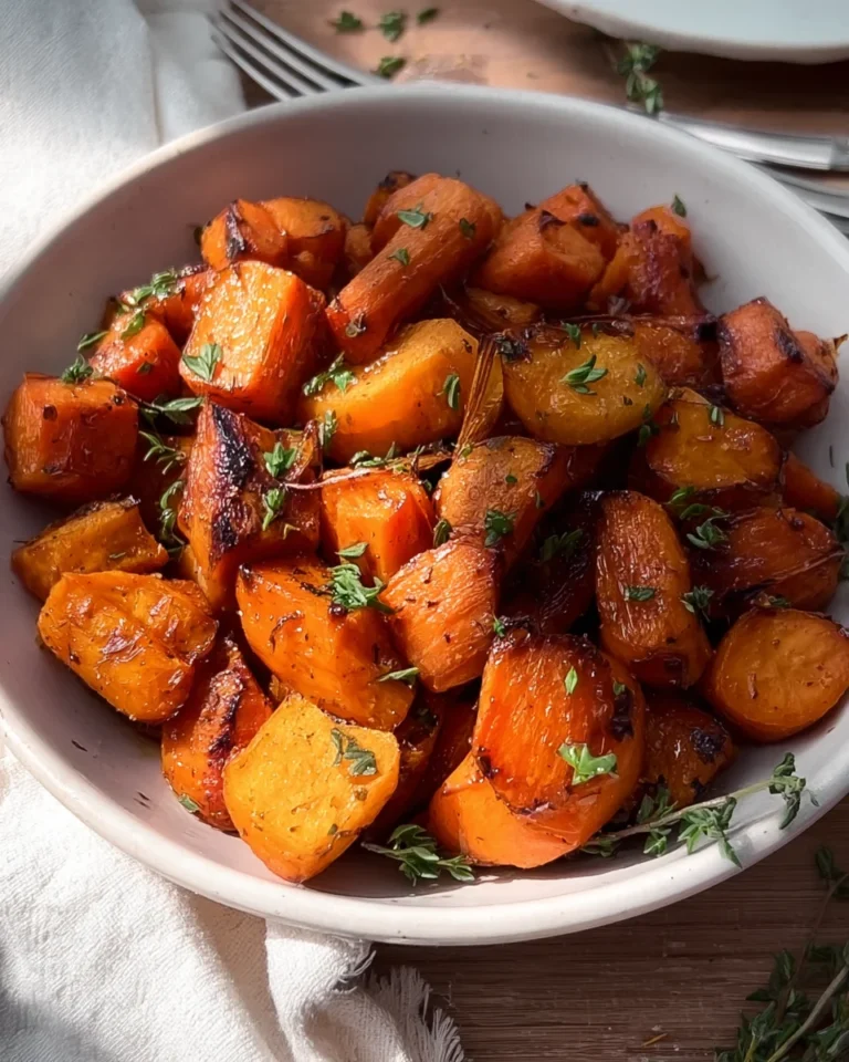 Honey Roasted Carrots and Sweet Potatoes