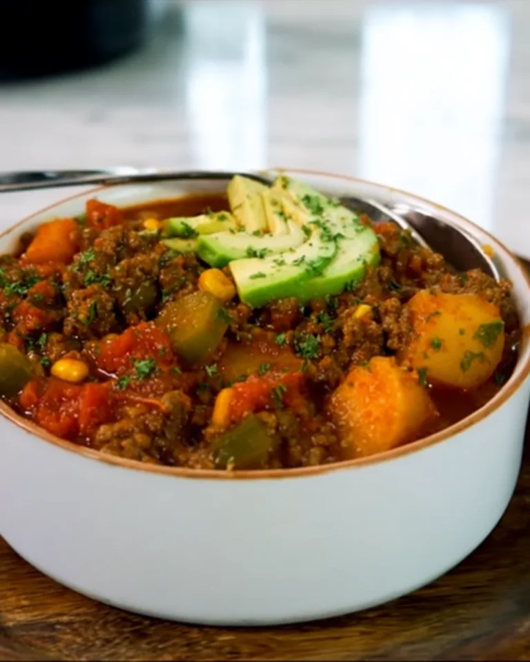LOADED HAMBURGER VEGETABLE SOUP