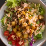 Loaded Burger Bowls