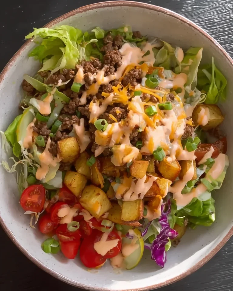 Loaded Burger Bowls