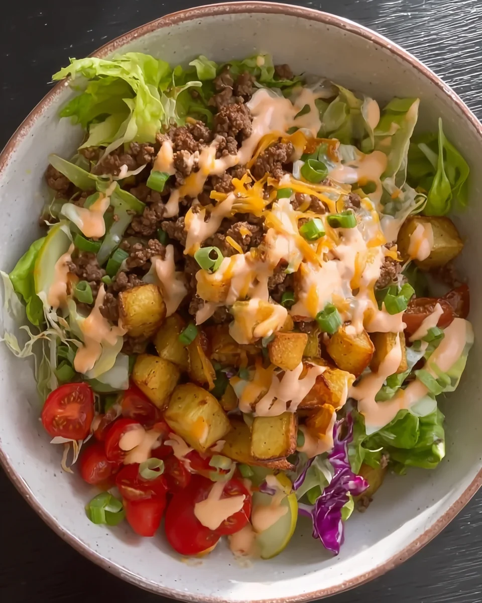 Loaded Burger Bowls