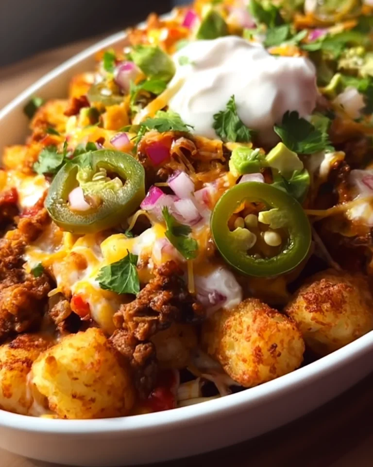 Loaded Tater Tot Nachos