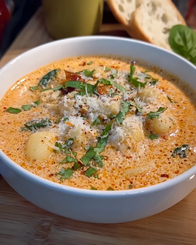 Marry Me Chicken Gnocchi Soup