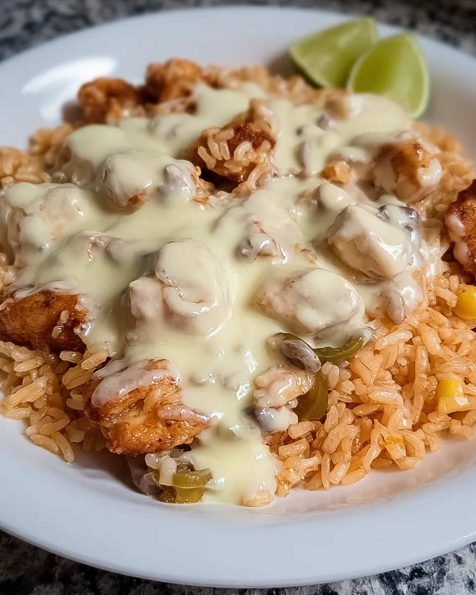 Mexican Cheesy Chicken & Rice