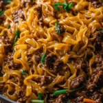 Mongolian Beef and Noodles