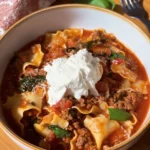 One-Pot Lasagna Soup