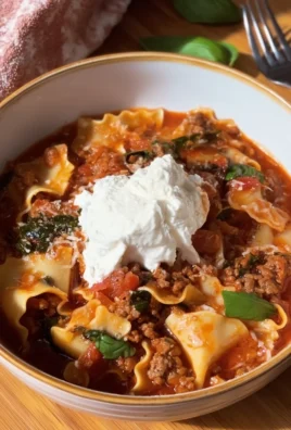 One-Pot Lasagna Soup