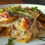One Pan Creamy Baked Ravioli