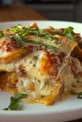 One Pan Creamy Baked Ravioli
