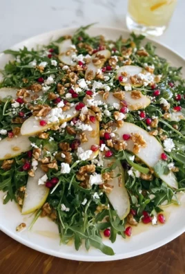 Pear and Arugula Salad