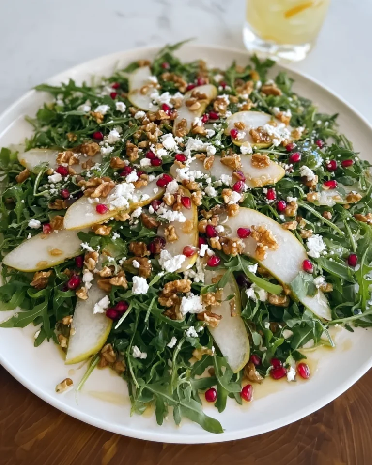 Pear and Arugula Salad