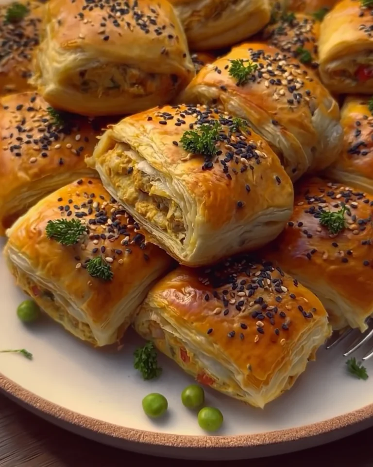 Puff pastry with chicken